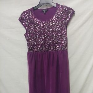 George XL 14-16 Girls Purple Dress CasualDressy